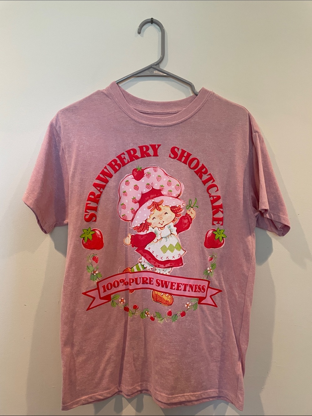 Strawberry Shortcake Women's Pink Graphic Tee